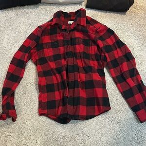 Men’s Gap Buffalo Plaid Flannel Shirt